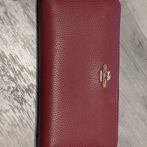 Burgundy Coach Wallet
